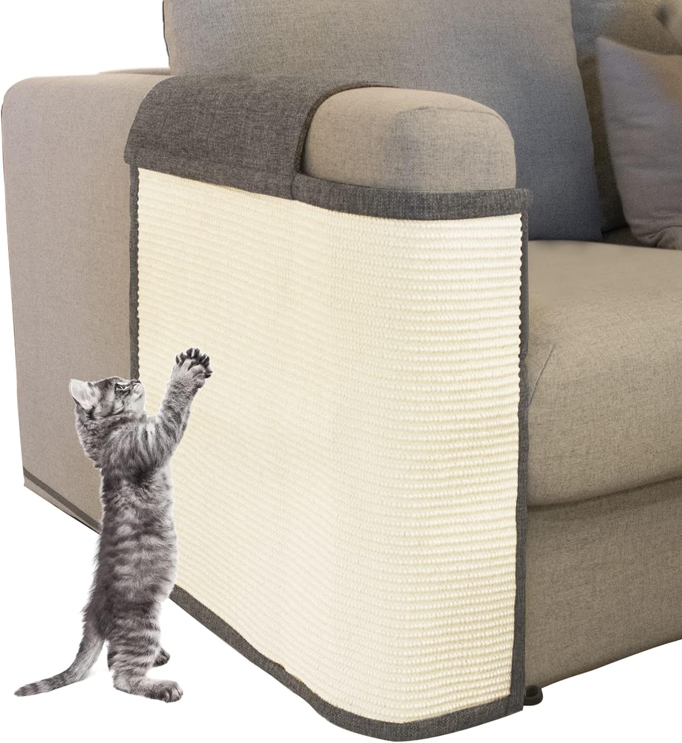 Oroonoko Möbelschutz aus natürlichem Sisal für Katzen – perfekt für Sofas und Stühle