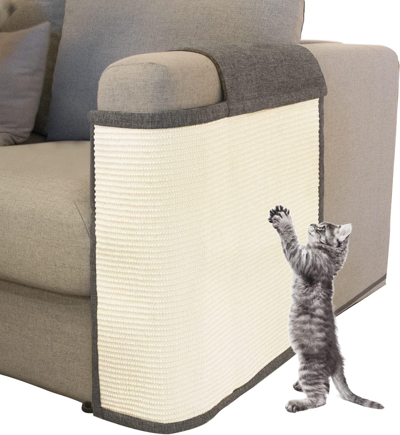 Oroonoko Möbelschutz aus natürlichem Sisal für Katzen – perfekt für Sofas und Stühle