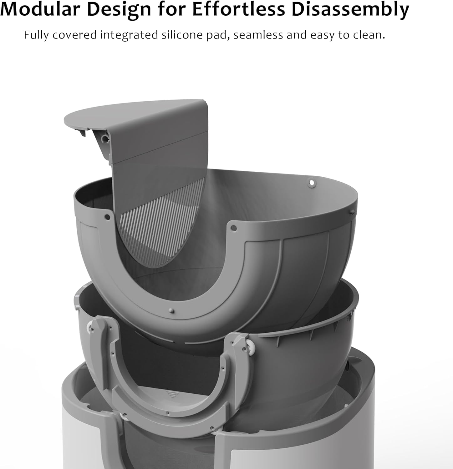 Automatische selbstreinigende Katzentoilette von Furomate – Geräumiges Design mit erweiterten Sicherheitsfunktionen