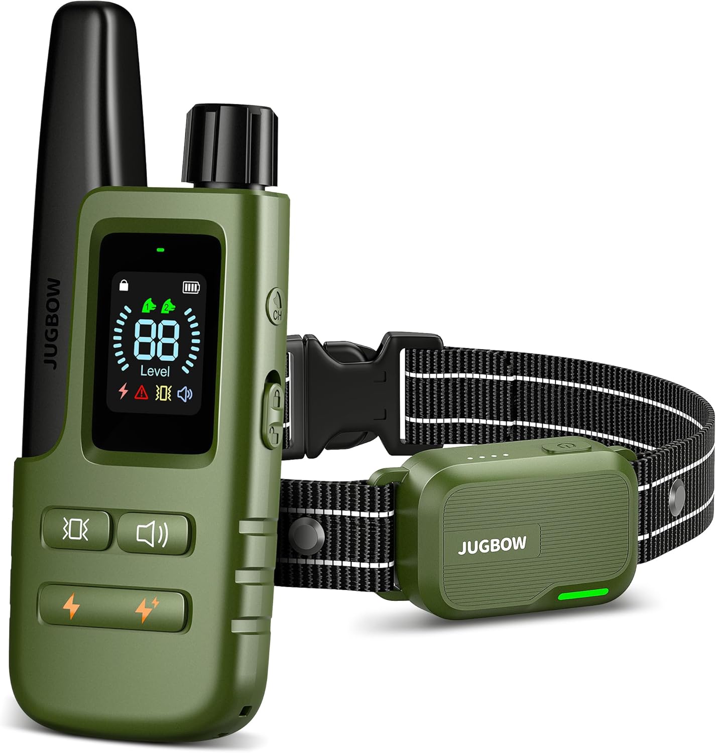 Jugbow 3300FT Dog Training Collar with Remote – IPX7 Waterproof E-Collar Featuring 4 Training Modes