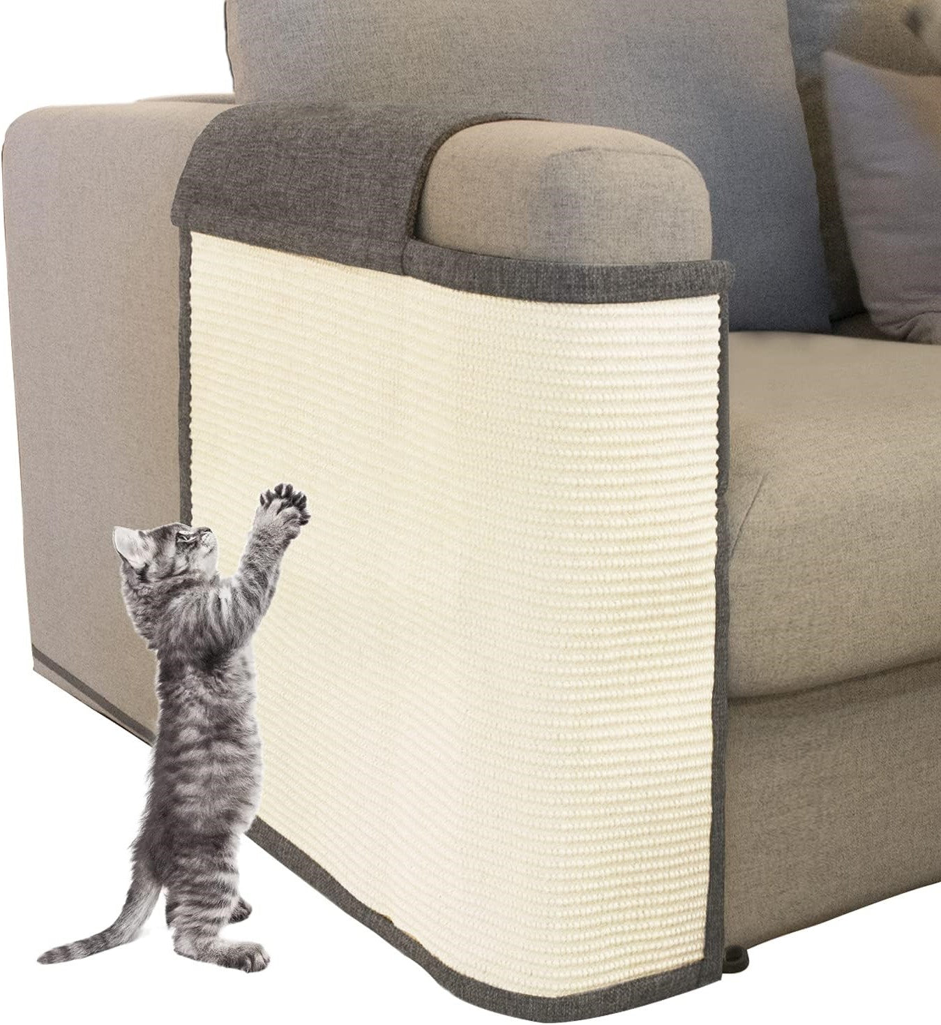 Oroonoko Möbelschutz aus natürlichem Sisal für Katzen – perfekt für Sofas und Stühle