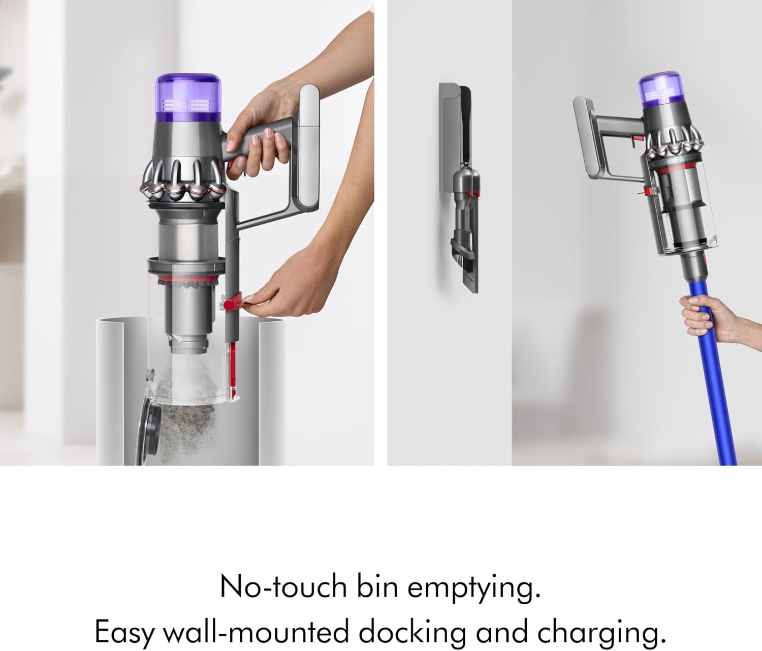 Dyson V11 Cordless Vacuum, Wand, Docking Station, Charger, Mini Soft Dusting Brush, Crevice Tool, Hair Screw Tool, Motorbar Cleaner Head, Lithium Ion Battery 