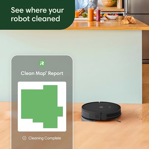 iRobot Roomba Combo Y0110 Saug- und Wischroboter – Erweiterte Reinigung für Böden mit mehreren Oberflächen, intelligente Navigation, Selbstaufladung und Kompatibilität mit Sprachsteuerung