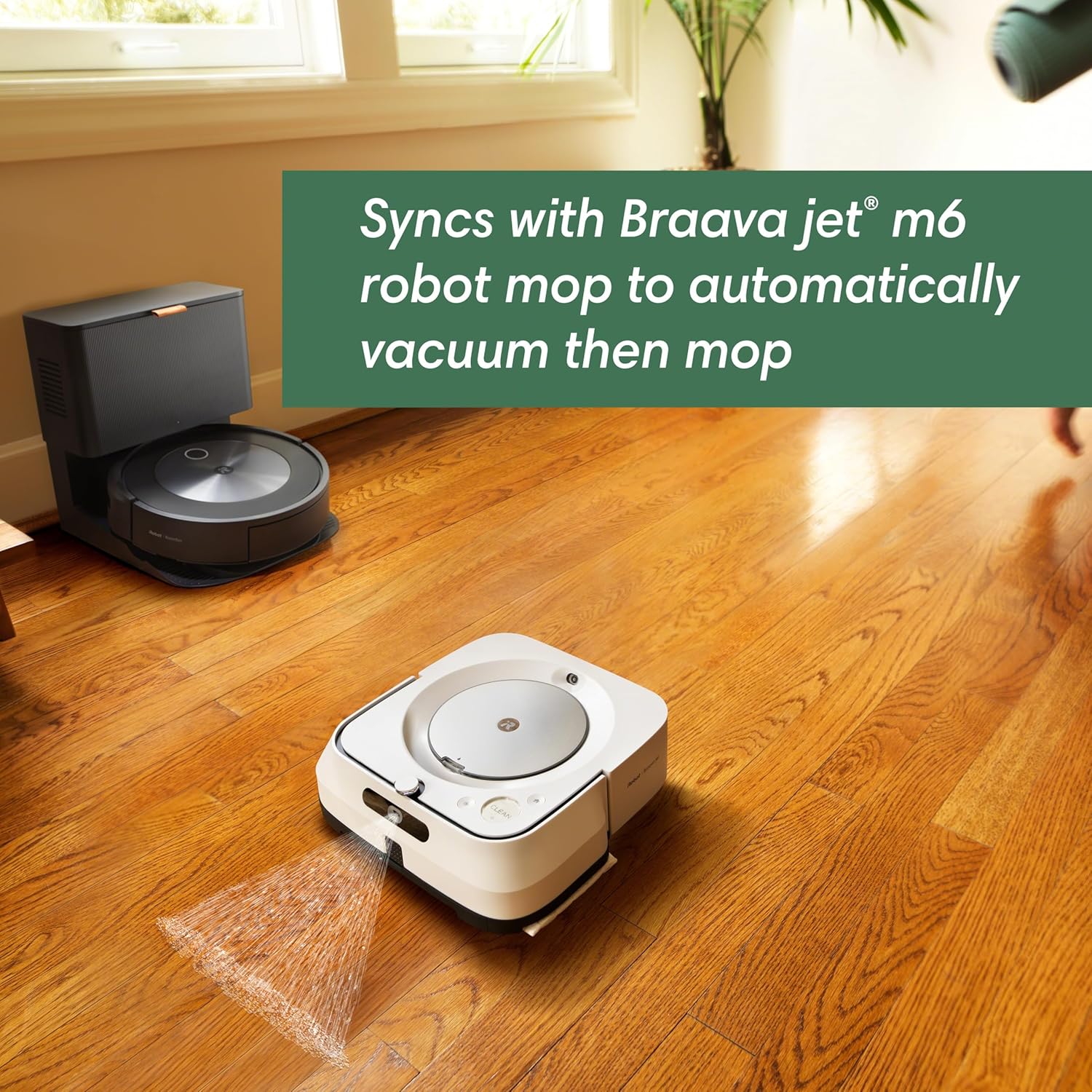 iRobot Roomba J7+ selbstentleerender Roboterstaubsauger – intelligente Navigation, präzise Reinigung und haustierfreundliches Design