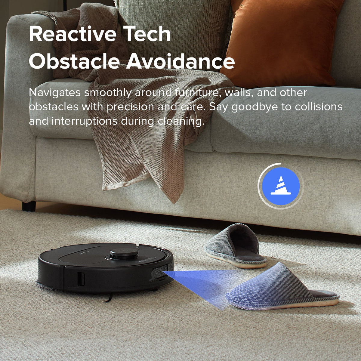 Introducing the Roborock QrevoS Robot Vacuum Cleaner, expertly crafted for superior performance and intelligent cleaning solutions. With an impressive suction power of 7000Pa, this vacuum effortlessly eliminates pet hair, dirt, and debris from both carpets and hard floors. The innovative 10 mm mop lifting function enables seamless transitions between vacuuming and mopping, ensuring that carpets remain dry and clean. Featuring a rapid 200 RPM rotation speed and a customizable 30-stage water flow system, the 