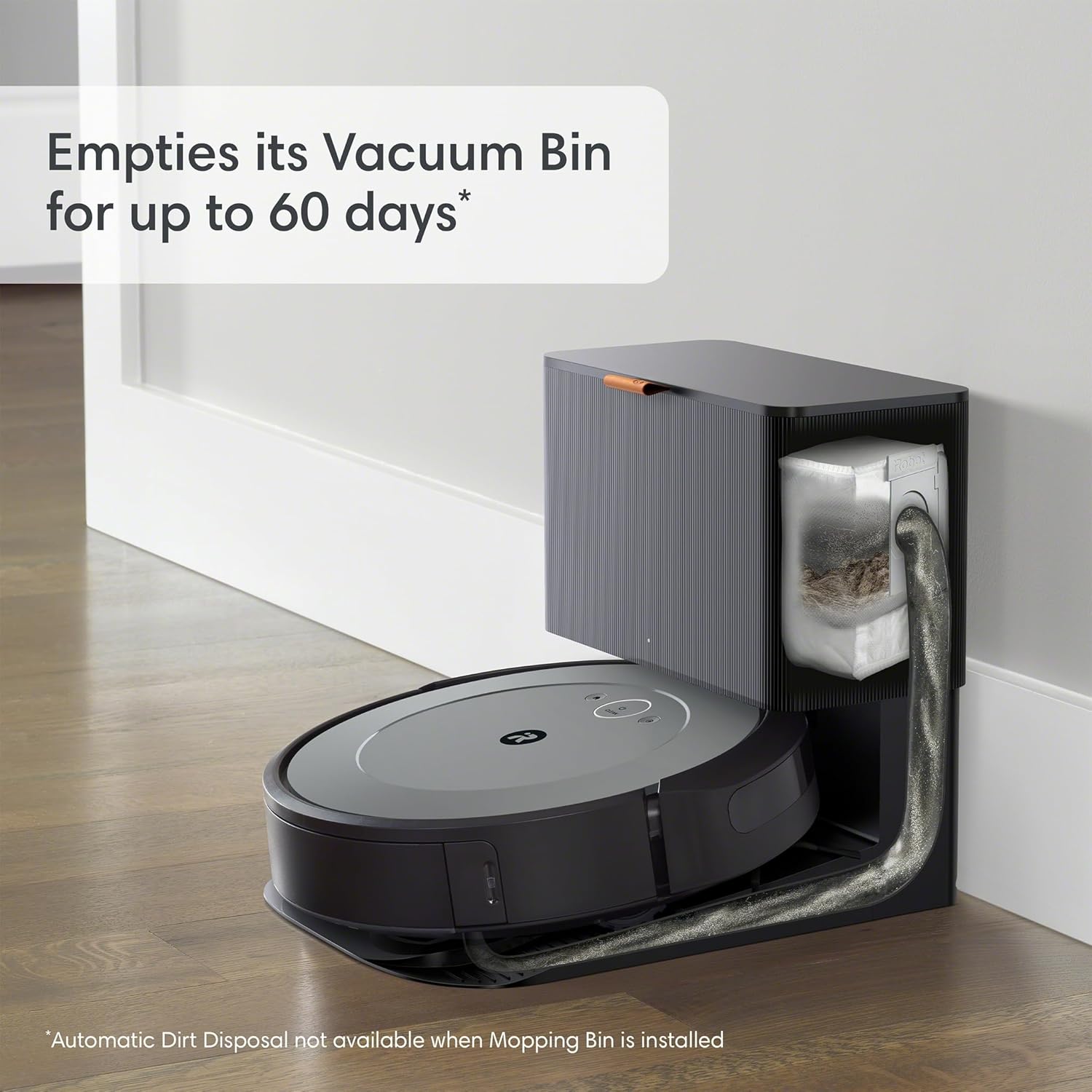 iRobot Roomba i3+ EVO (3554) selbstentleerender Roboterstaubsauger – Smart Mapping, Alexa-kompatibel, bis zu 60 Tage problemlose Reinigung