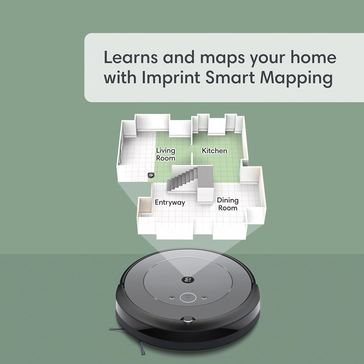 iRobot Roomba i3+ EVO (3554) selbstentleerender Roboterstaubsauger – Smart Mapping, Alexa-kompatibel, bis zu 60 Tage problemlose Reinigung