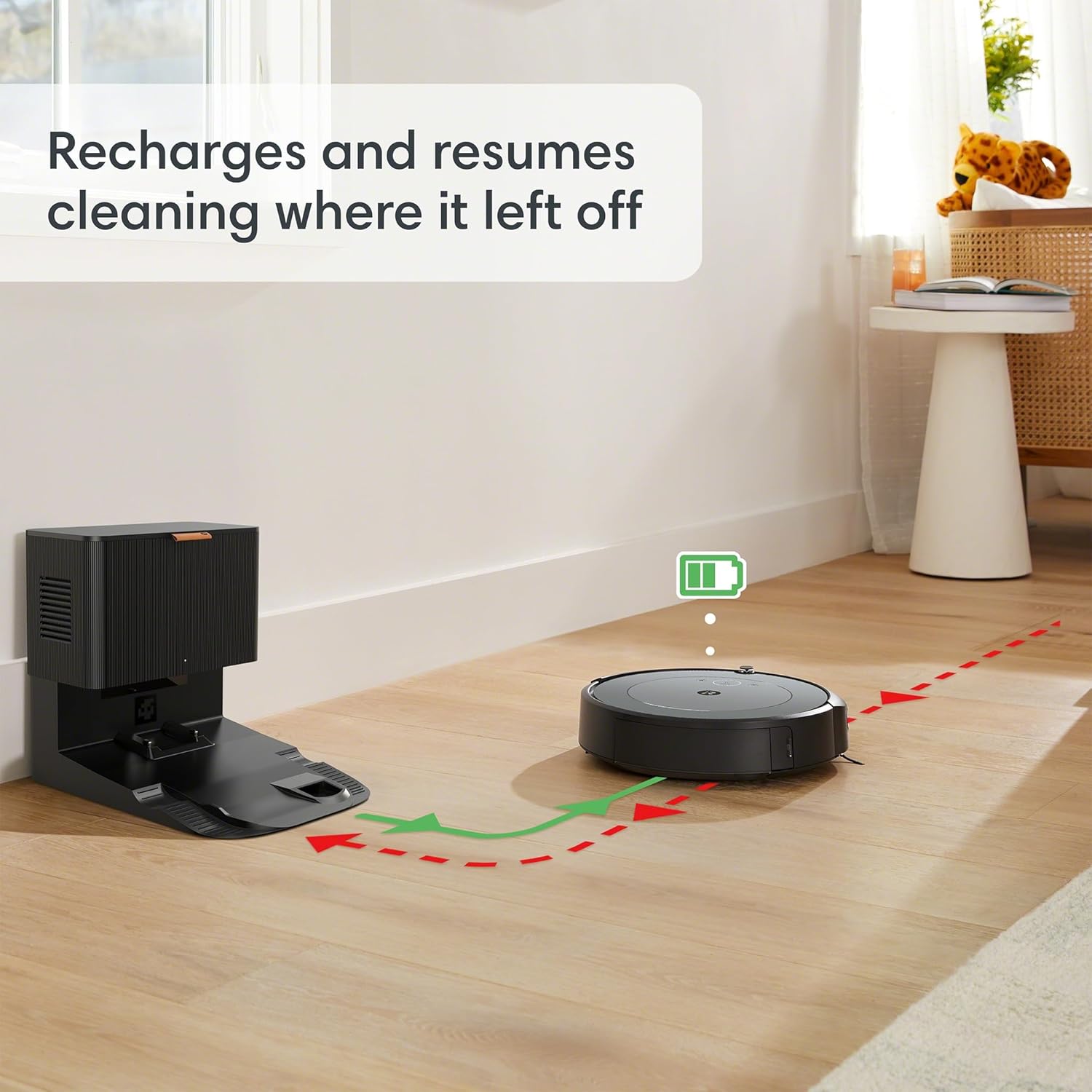 iRobot Roomba i3+ EVO (3554) selbstentleerender Roboterstaubsauger – Smart Mapping, Alexa-kompatibel, bis zu 60 Tage problemlose Reinigung